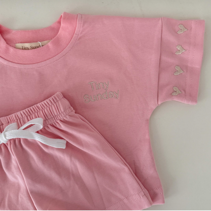 Tiny Hearts Set - Lolly Pink